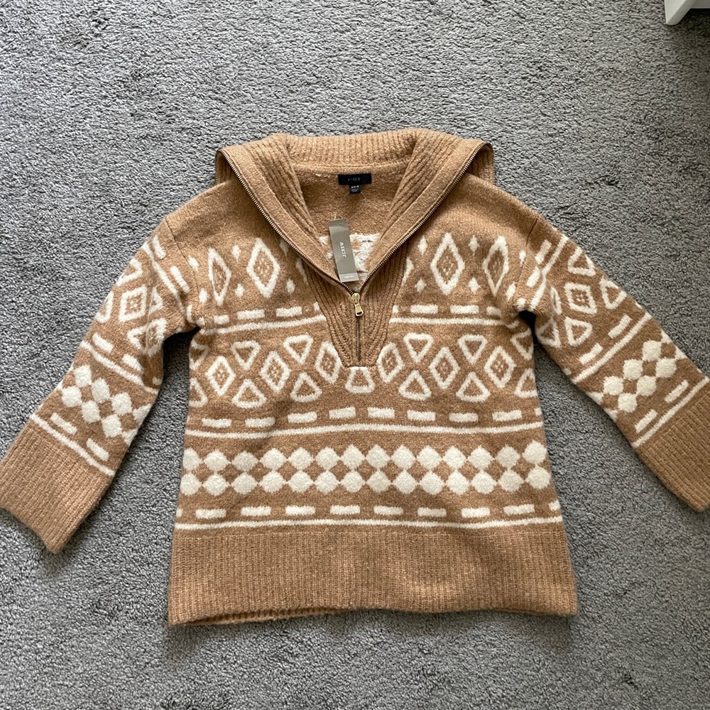 J.CREW | half zip sweater